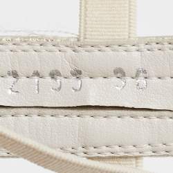 Stuart Weitzman Silver Leather And Elastic Gladiator Flat Sandals Size 36