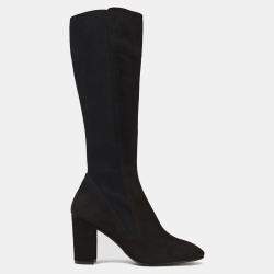 Stuart Weitzman Suede Block Heel Over The Knee Boots 37.5