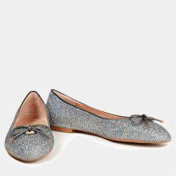 Stuart Weitzman Glitter Ballet Flats 36.5