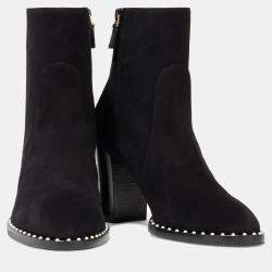 Pre Owned Stuart Weitzman Suede Ankle Boots Size 37.5