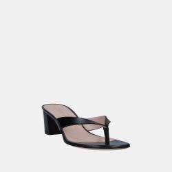 Stuart Weitzman Leather Thong Slide Sandals Size 35.5