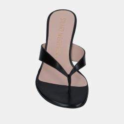 Stuart Weitzman Leather Thong Slide Sandals Size 35.5