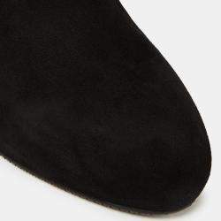 Stuart Weitzman Suede Block Heel Ankle Boots 37