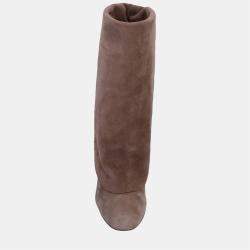 Stuart Weitzman Suede Mid Calf Boots Size 36.5