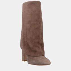 Stuart Weitzman Suede Mid Calf Boots Size 36.5