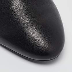 Stuart Weitzman Black Leather Ankle Boots Size 36