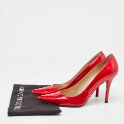 Stuart Weitzman Red Patent Leather Stuart Pumps Size 39