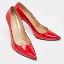 Stuart Weitzman Red Patent Leather Stuart Pumps Size 39