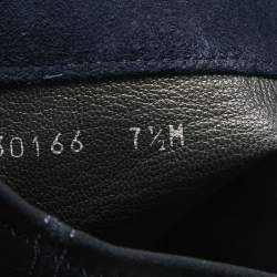 Stuart Weitzman Navy Blue Suede Knee Length Boots Size 38