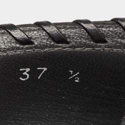 Stuart Weitzman Black Suede Block Heel Pumps Size 37.5