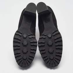 Stuart Weitzman Black Suede Ankle Length Boots 39
