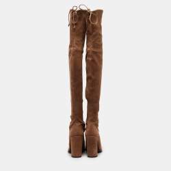 Stuart Weitzman Brown Suede Knee Length Boots Size 39