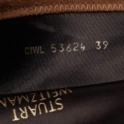 Stuart Weitzman Brown Suede Knee Length Boots Size 39