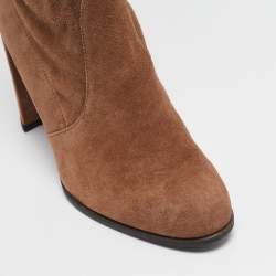 Stuart Weitzman Brown Suede Knee Length Boots Size 39