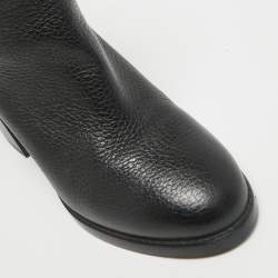 Stuart Weitzman Black Leather Ankle Length Boots Size 38