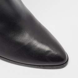 Stuart Weitzman Black Leather Histyle Over The Knee Boots Size 42.5