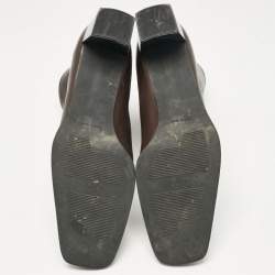 Stuart Weitzman Brown Leather Ankle Length Boots Size 41.5
