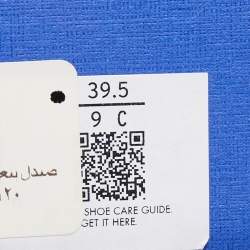 مملوكة مسبقًا Stuart Weitzman White Leather Nudistcurve Sandals Size 39.5