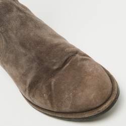 Stuart Weitzman Grey Suede Over The Knee Boots Size 37