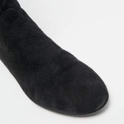 Stuart Weitzman Black Suede Knee Length Boots Size 39
