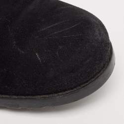 Stuart Weitzman Black Suede Ankle Boots Size 36.5