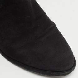 Stuart Weitzman Black Suede Highland Over The Knee Boots Size 37