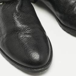 Stuart Weitzman Black Leather Studded Go West Ankle Boots Size 38