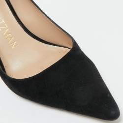 Stuart Weitzman Black Suede Nouveau Pumps Size 37