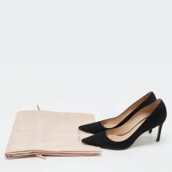 Stuart Weitzman Black Suede Nouveau Pumps Size 37