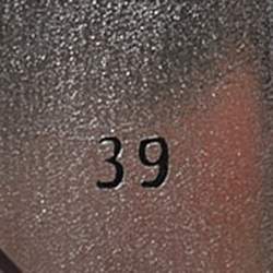 Pre Owned Stuart Weitzman Silver PVC Crystals Embellished T Strap Sandals Size 39