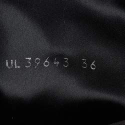 Pre Owned Stuart Weitzman Black Suede Lowland Over The Knee Boots Size 36