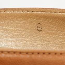 مملوكة مسبقًا Stuart Weitzman Size 36.5 Tan Leather Platform Pumps