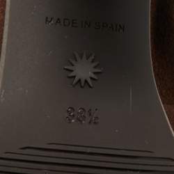 Pre Owned حذاء بوت بطول الكاحل ستيورات وايتزمان سويدي بني مقاس 38.5