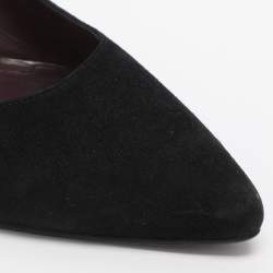 مملوكة مسبقًا Stuart Weitzman Size 39.5 Black Suede Pumps