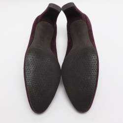 مملوكة مسبقًا حذاء كعب عالي ستيورات وايتزمان شامواه بنفسجي مقاس 40.5