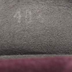 مملوكة مسبقًا حذاء كعب عالي ستيورات وايتزمان شامواه بنفسجي مقاس 40.5