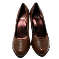 Stuart Weitzman Brown Leather Pumps Size 39.5