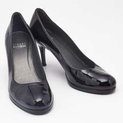 Stuart Weitzman Black Patent Leather Pumps Size 36.5