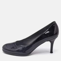Stuart Weitzman Black Patent Leather Pumps Size 36.5