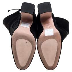 Pre Owned Stuart Weitzman Black Suede Kirstie 90 Over-the-knee Boots Size 37