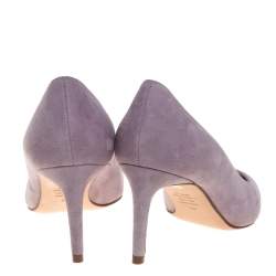Stuart Weitzman Lilac Suede Pointed Toe Pumps Size 38