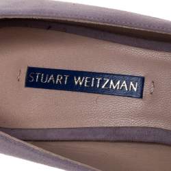 Stuart Weitzman Lilac Suede Pointed Toe Pumps Size 38