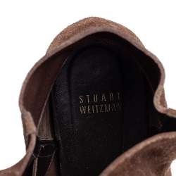 Stuart Weitzman Brown Suede Sprite Slouch Booties Size 39.5