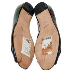 Stuart Weitzman Black Patent Leather Ballet Flats Size 39.5