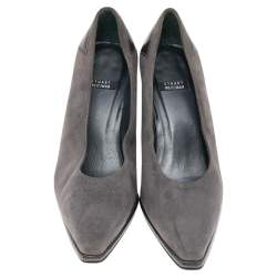 Stuart Weitzman Grey Suede Pumps Size 38.5