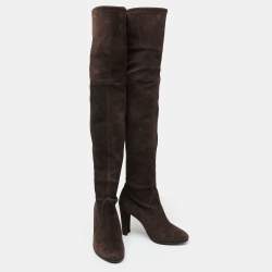 Stuart Weitzman Brown Suede Over The Knee Boots Size 35