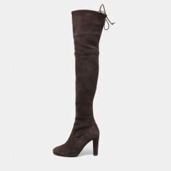 Stuart Weitzman Brown Suede Over The Knee Boots Size 35