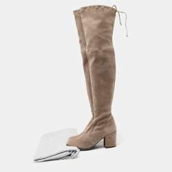 Stuart Weitzman Brown Suede Over The Knee Boots Size 38