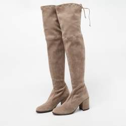 Stuart Weitzman Brown Suede Over The Knee Boots Size 38