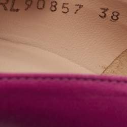 Stuart Weitzman Pink Leather Peep Toe Platform Pumps Size 38